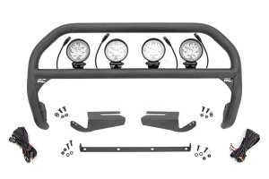 Ford Bronco Nudge Bar - Front - Rough Country - OE Modular Steel - Black - '21-'23